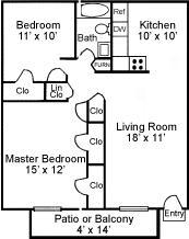 2 Bedroom